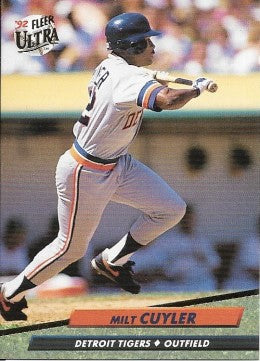 1992 Fleer Ultra Baseball Card #57 Milt Cuyler