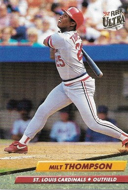 1992 Fleer Ultra Baseball Card #272 Milt Thompson
