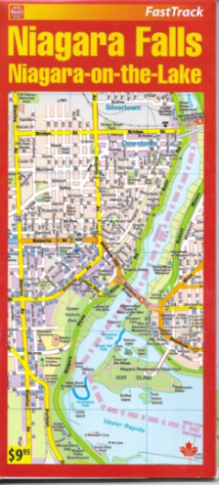 Niagara Falls Fast Track Map By Map Art Brand