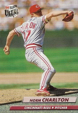 1992 Fleer Ultra Baseball Card #482 Norm Charlton