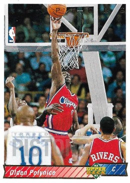 1992-93 Upper Deck Basketball Card #29 Olden Polynice