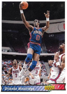 1992-93 Upper Deck Basketball Card #290 Orlando Woolridge