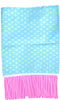 Pam Grace Creations Aqua Peacock Valance