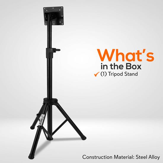 Pyle Premium LCD Flat Panel TV Tripod, Portable and Foldable TV Stand
