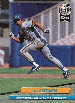 1992 Fleer Ultra Baseball Card #385 Pat Listach