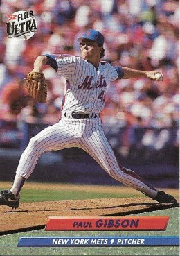 1992 Fleer Ultra Baseball Card #531 Paul Gibson