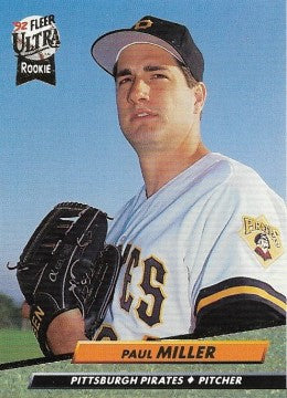 1992 Fleer Ultra Baseball Card #555 Paul Miller