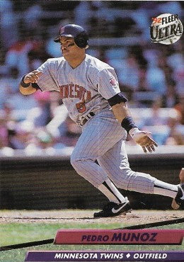 1992 Fleer Ultra Baseball Card #399 Pedro Munoz