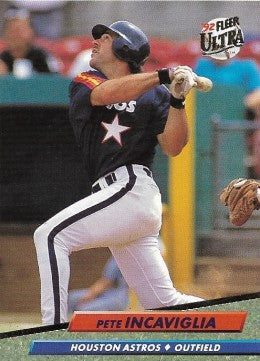 1992 Fleer Ultra Baseball Card #491 Pete Incaviglia