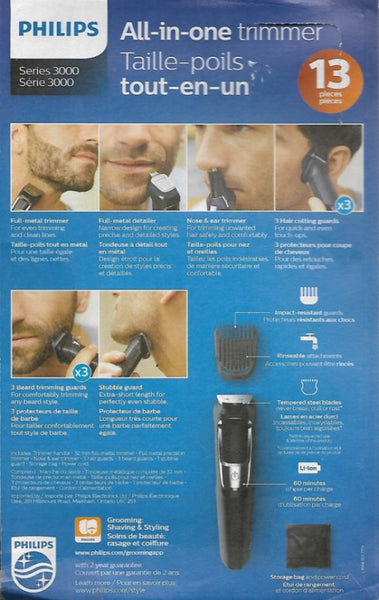 Philips Multigroom Series 3000