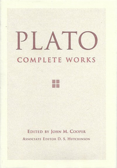 Plato: Complete Works - Front Cover