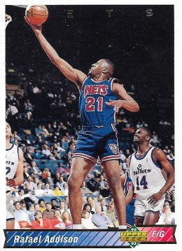 1992-93 Upper Deck Basketball Card #260 Rafael Addison