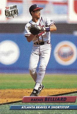 1992 Fleer Ultra Baseball Card #158 Rafael Belliard