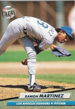 1992 Fleer Ultra Baseball Card #213 Ramon Martinez