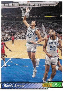 1992-93 Upper Deck Basketball Card #276 Randy Breuer