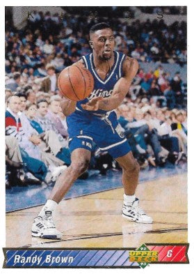 1992-93 Upper Deck Basketball Card #262 Randy Brown