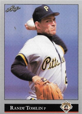 1992 Leaf Baseball Card #256 Randy Tomlin