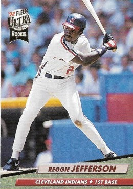 1992 Fleer Ultra Baseball Card #50 Reggie Jefferson