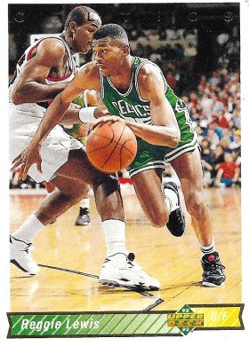 1992-93 Upper Deck Basketball Card #120 Reggie Lewis