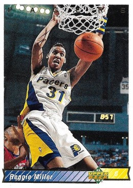1992-93 Upper Deck Basketball Card #123 Reggie Miller