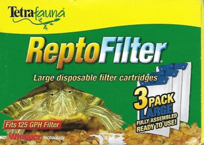 Tetra ReptoFilter Disposable Filter Cartridges, Large (Pack of 3 cartridges)