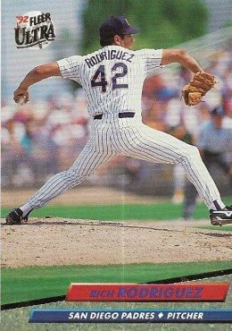 1992 Fleer Ultra Baseball Card #581 Rich Rodriguez