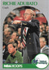 1990 NBA Hoops Basketball Card #310 Coach Richie Adubato