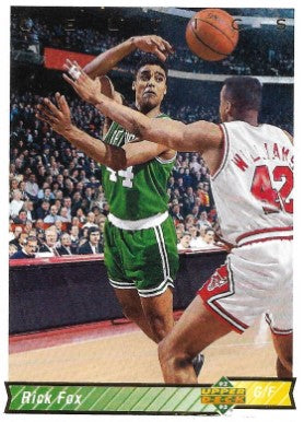 1992-93 Upper Deck Basketball Card #232 Rick Fox