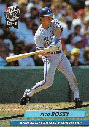 1992 Fleer Ultra Baseball Card #376 Rico Rossy