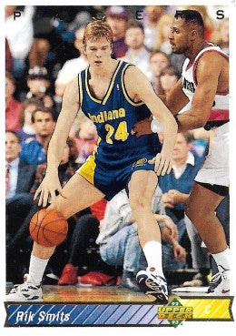 1992-93 Upper Deck Basketball Card #91 Rik Smits
