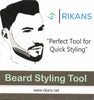 Rikans Beard Comb Styling And Shaping Tool Template