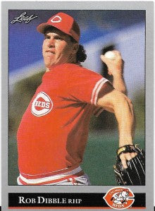 1992 Leaf Baseball Card #69 Rob Dibble