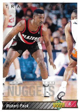 1992-93 Upper Deck Basketball Card #143 Robert Pack