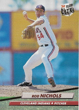 1992 Fleer Ultra Baseball Card #352 Rod Nichols