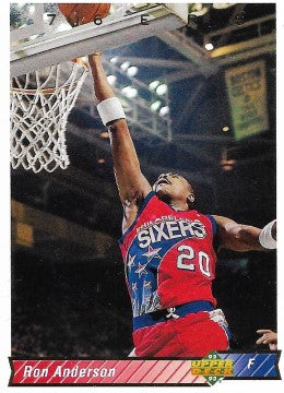 1992-93 Upper Deck Basketball Card #217 Ron Anderson