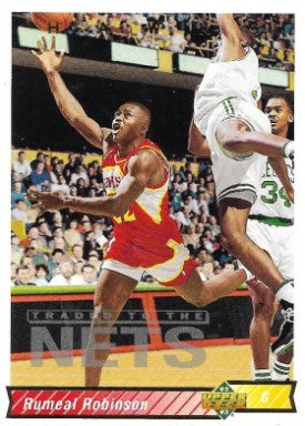 1992-93 Upper Deck Basketball Card #150 Rumeal Robinson