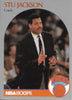 1990 NBA Hoops Basketball Card #322 Coach STU Jackson