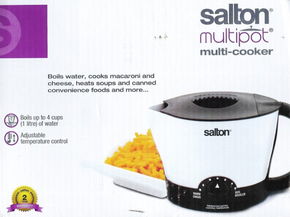 Salton Multi-Pot, Boil up to 4-Cups of Water, White