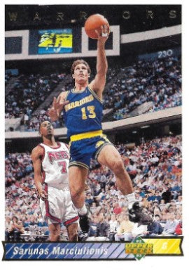 1992-93 Upper Deck Basketball Card #249 Sarunas Marciulionis