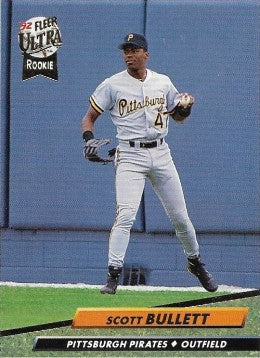 1992 Fleer Ultra Baseball Card #551 Scott Bullett