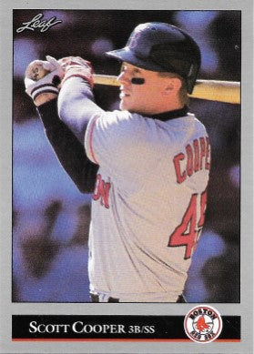 1992 Leaf Baseball Card #182 Scott Cooper