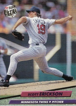 1992 Fleer Ultra Baseball Card #90 Scott Erickson