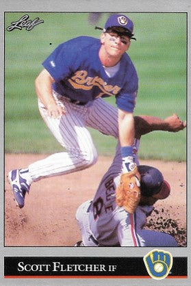 1992 Leaf Baseball Card #234 Scott Fletcher