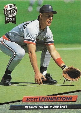 1992 Fleer Ultra Baseball Card #61 Scott Livingstone