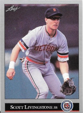 1992 Leaf Baseball Card #127 Scott Livingstone
