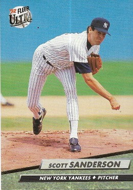 1992 Fleer Ultra Baseball Card #414 Scott Sanderson