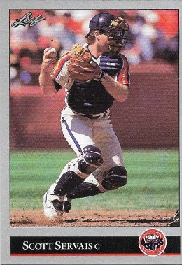 1992 Leaf Baseball Card #121 Scott Servais