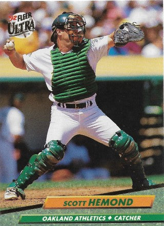 1992 Fleer Ultra Baseball Card #422 Scott Hemond