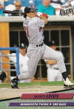 1992 Fleer Ultra Baseball Card #94 Scott Leius