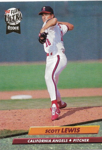 1992 Fleer Ultra Baseball Card #328 Scott Lewis